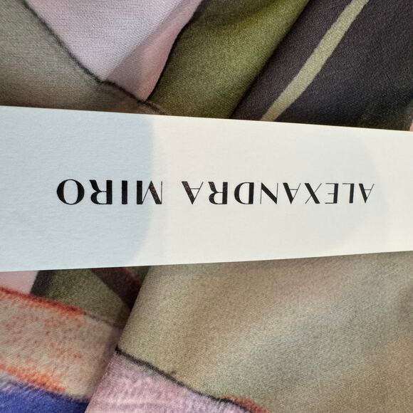 Alexandra Miro Penelope Beach Chiffon Maxi Skirt- Bird of Paradise NEW Medium - Picture 9 of 12